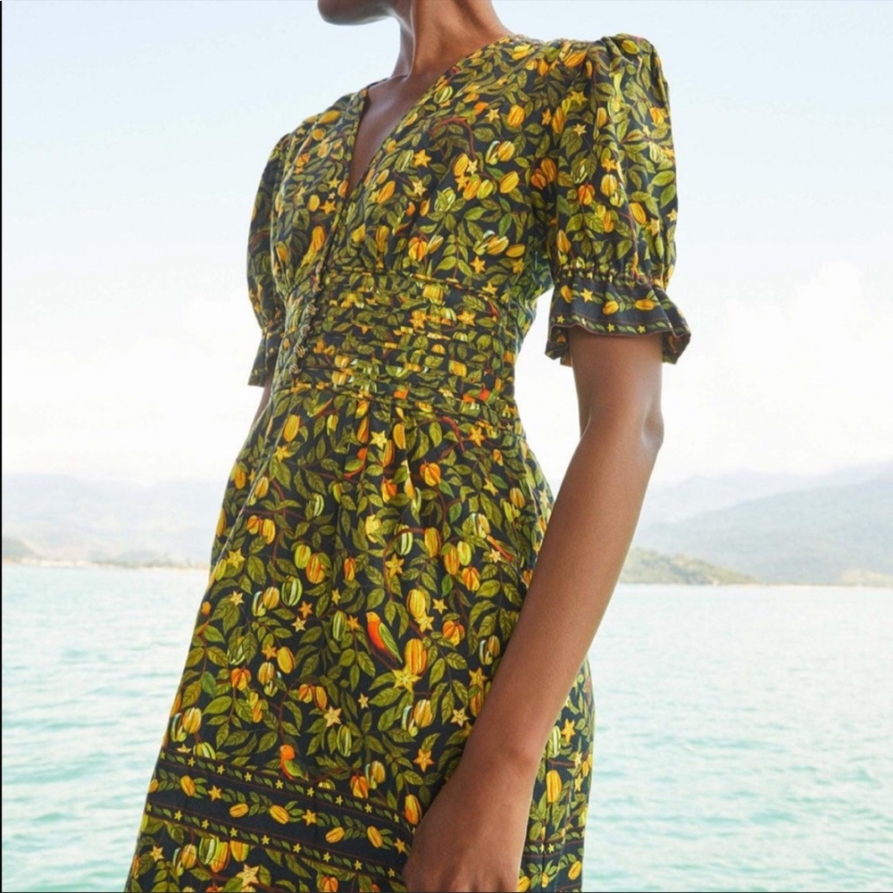 Farm Rio star Fruit mini dress